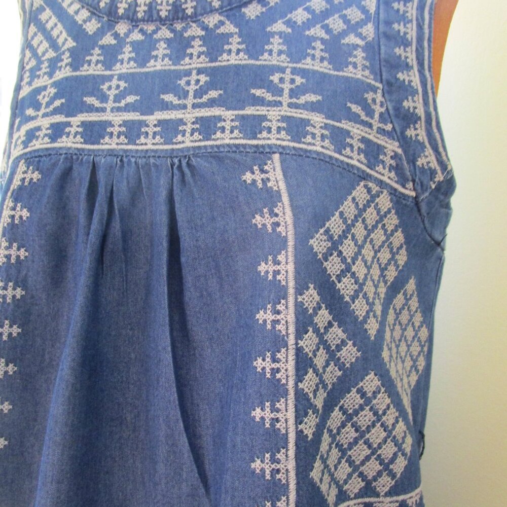 Romeo and Juliet Couture Size M Mini Dress or Tunic Embroidered  Dress - Picture 2 of 6